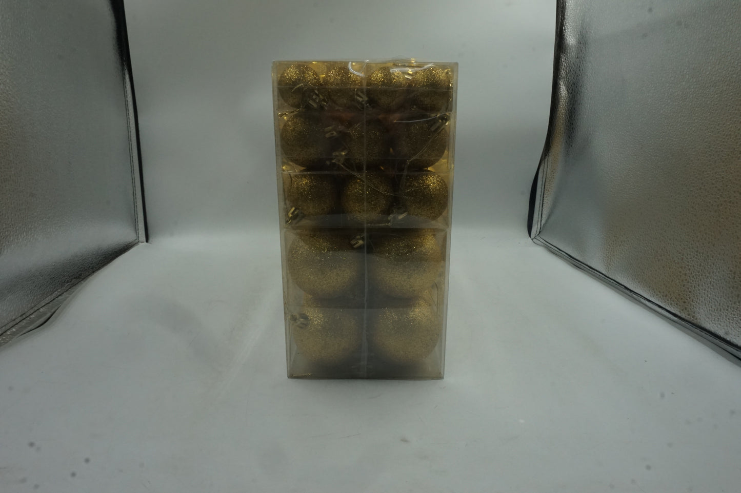 100pcs Christmas gold baubles ornaments