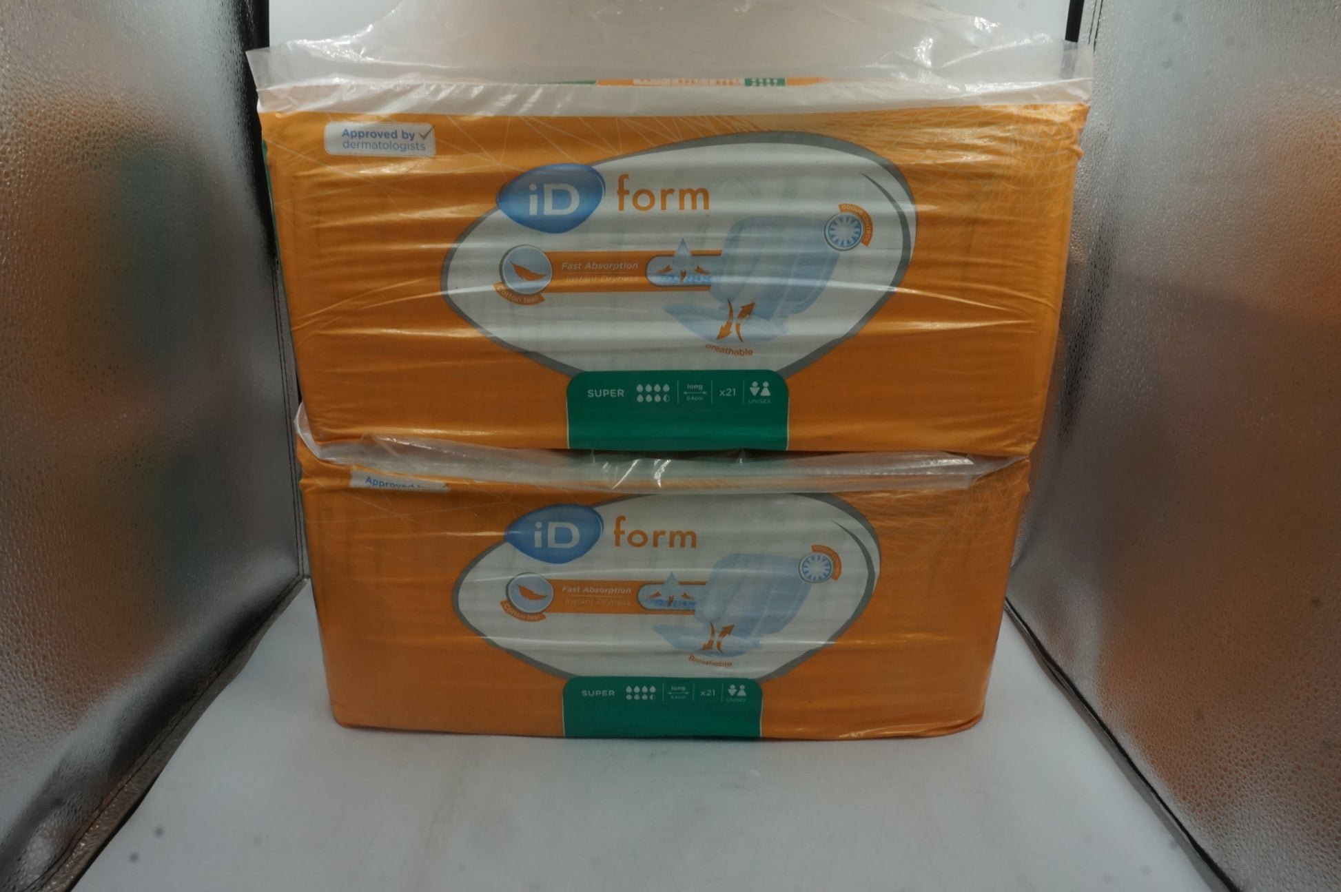 pack of 2 ID form super long fast absorption x21 pads