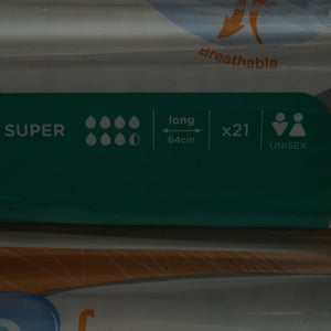pack of 2 ID form super long fast absorption x21 pads