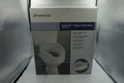 homecraft savanah raised toilet seat 10cm (4")