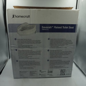 homecraft savanah raised toilet seat 10cm (4