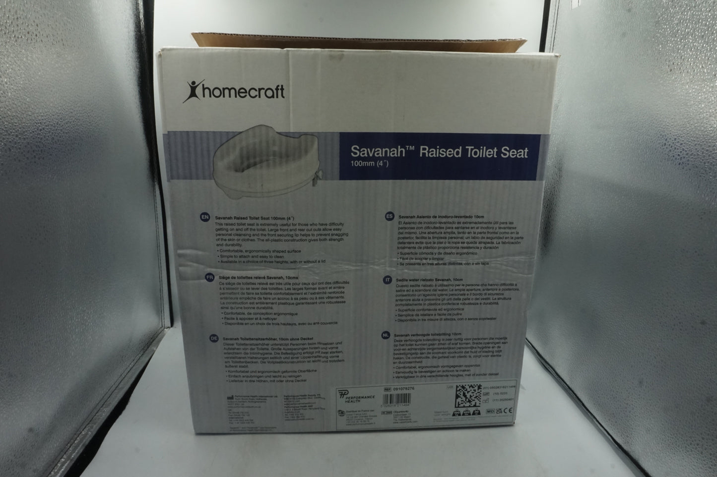 homecraft savanah raised toilet seat 10cm (4")