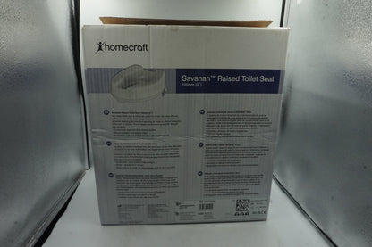 homecraft savanah raised toilet seat 10cm (4")