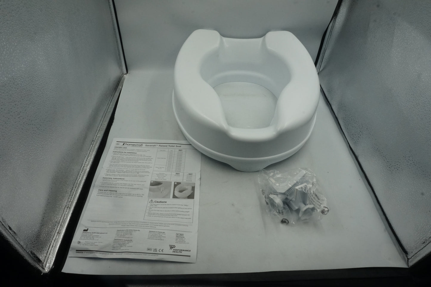 homecraft savanah raised toilet seat 10cm (4")