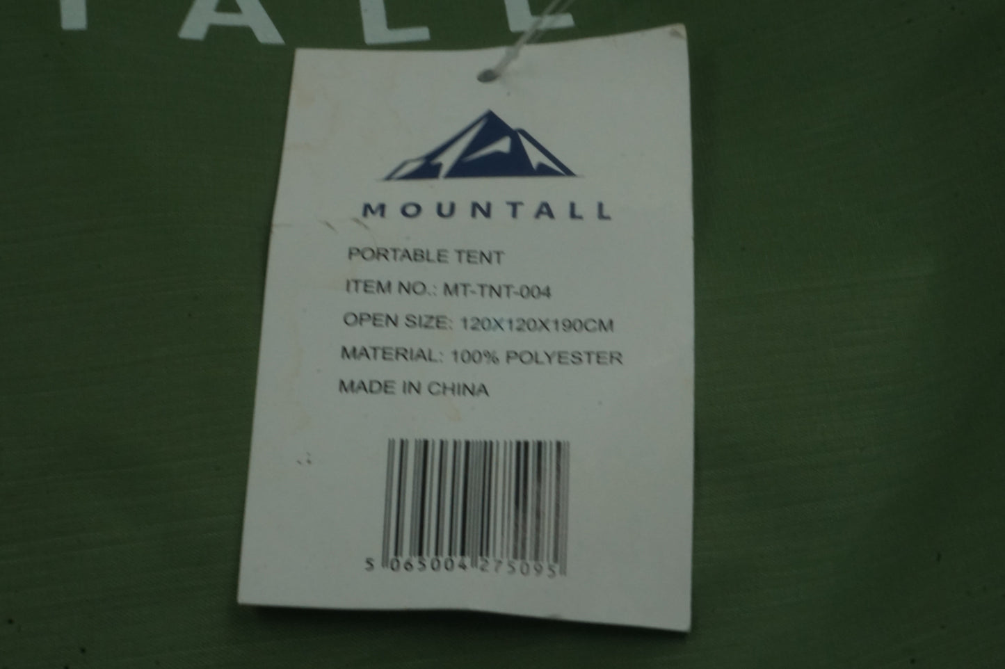 mountall portable tent MT-TNT-004