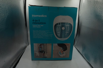 homedics 4 in 1 relaxation luxury foot spa with heater