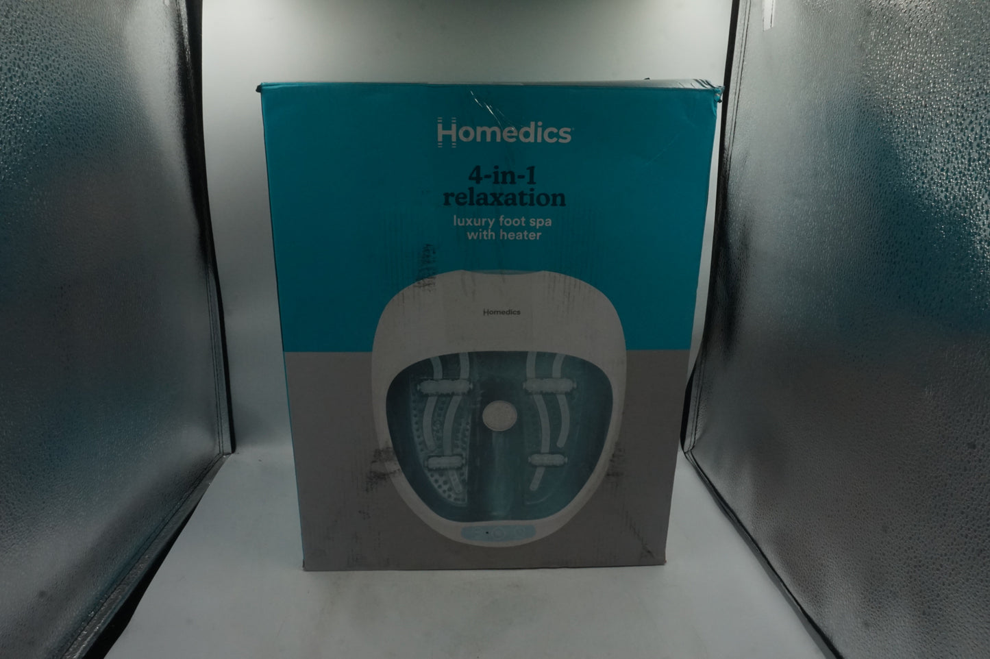 homedics 4 in 1 relaxation luxury foot spa with heater