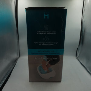 homedics 4 in 1 relaxation luxury foot spa with heater