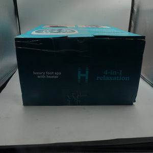 homedics 4 in 1 relaxation luxury foot spa with heater
