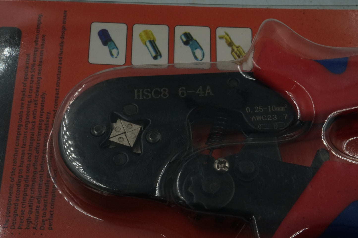 crimping press HSC8 6-4A with 1250 terminal assortment