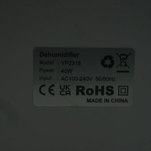 RoHS 2.5L Dehumidifier YP2318