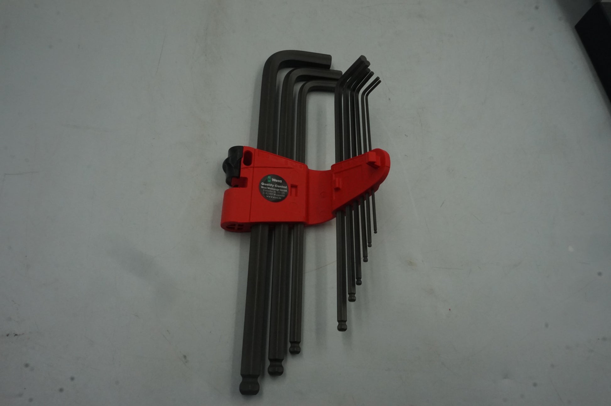 Wera 950/9 9 piece L-shaped hex-plus ball end key set