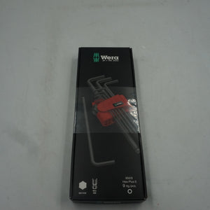 Wera 950/9 9 piece L-shaped hex-plus ball end key set