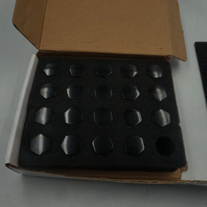 Eisen performance set of 20 black wheel nuts