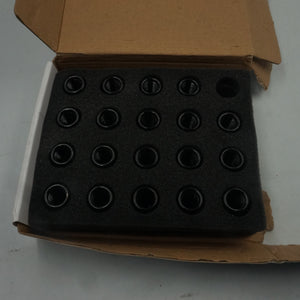 Eisen performance set of 20 black wheel nuts