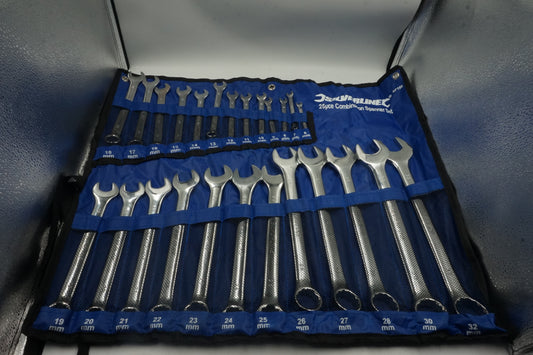 silverline 25 piece combination spanner set