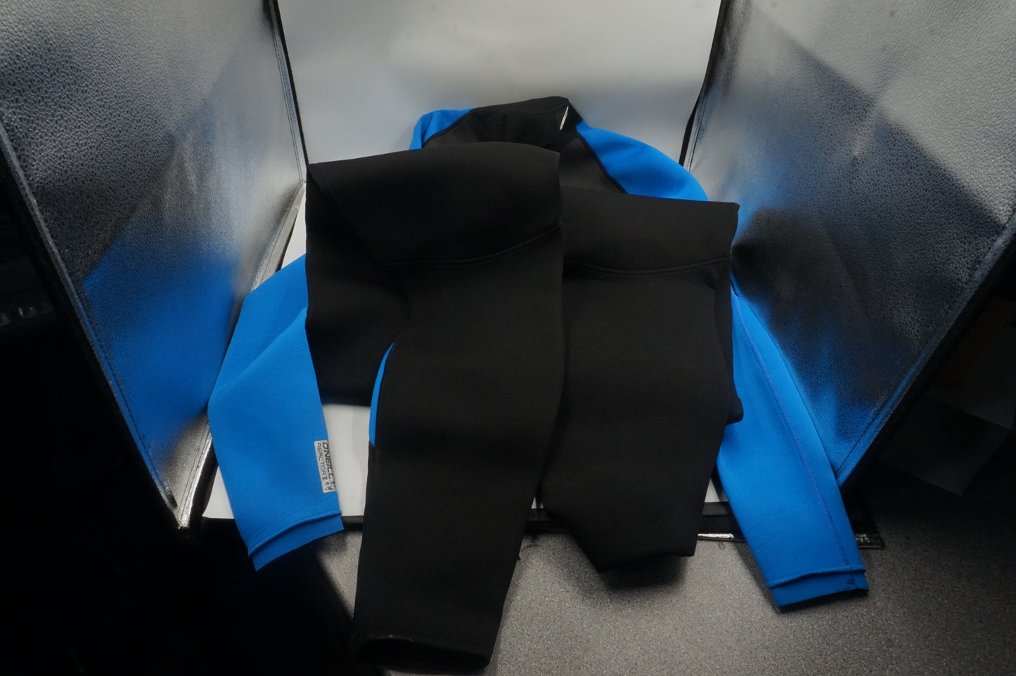 O'neill men's reactor-2 3/2mm back zip full wetsuit black/Ocean size 3XL