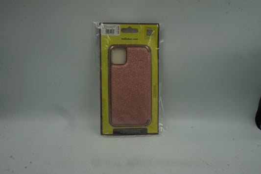 Ted Backer baby-pink glitter iPhone 11 mirror phone case