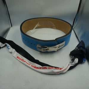 Medso large leather weightlifting powerlifting belt