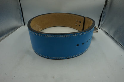 Medso large leather weightlifting powerlifting belt