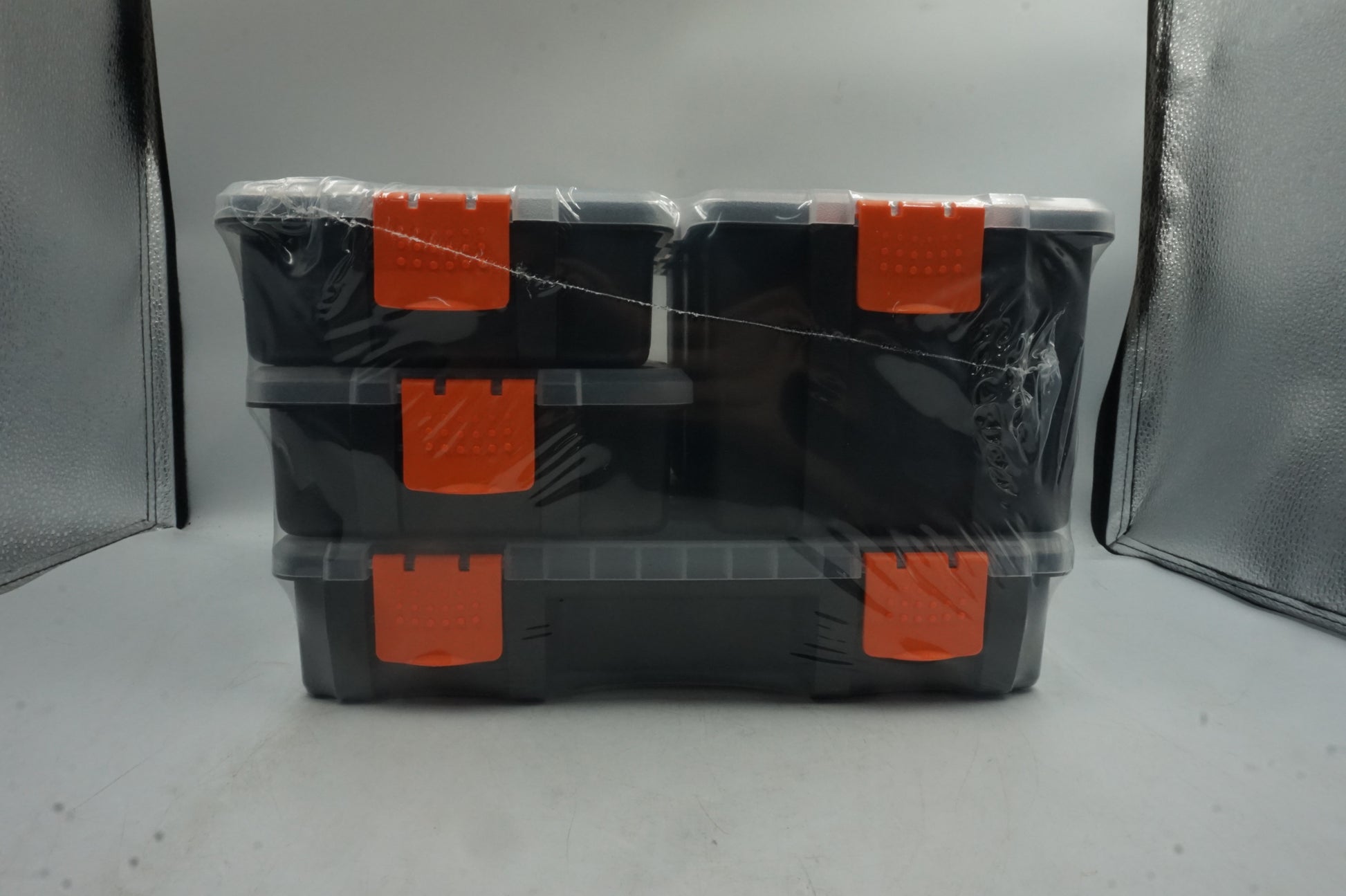 Durhand set of 4 plastic DIY tool storage and organizers B20-078