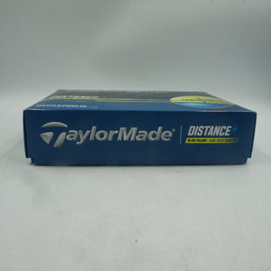 pack of 4 TaylorMade 12 golf balls distance plus Hi-Vis yellow
