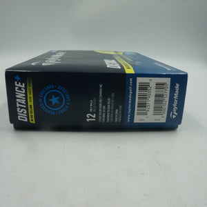 pack of 4 TaylorMade 12 golf balls distance plus Hi-Vis yellow
