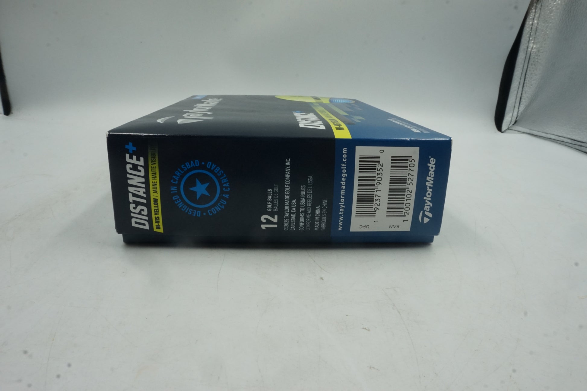 pack of 4 TaylorMade 12 golf balls distance plus Hi-Vis yellow