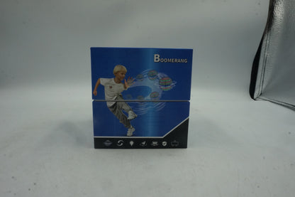 Semi boomerang flying orb ball