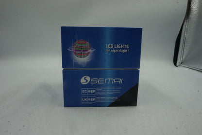 Semi boomerang flying orb ball