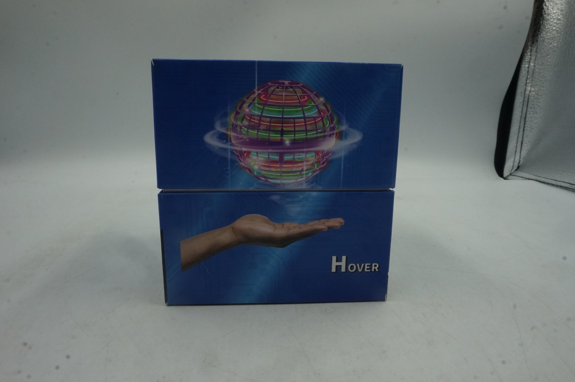 Semi boomerang flying orb ball