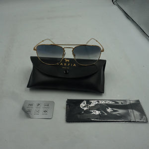 Carfia jim halo polarised square sunglasses