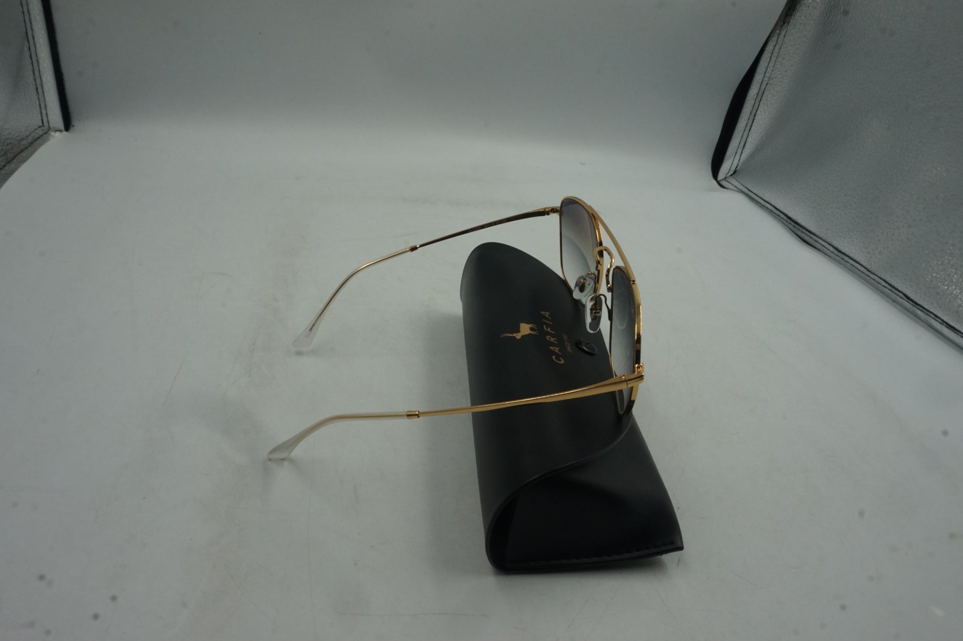 Carfia jim halo polarised square sunglasses