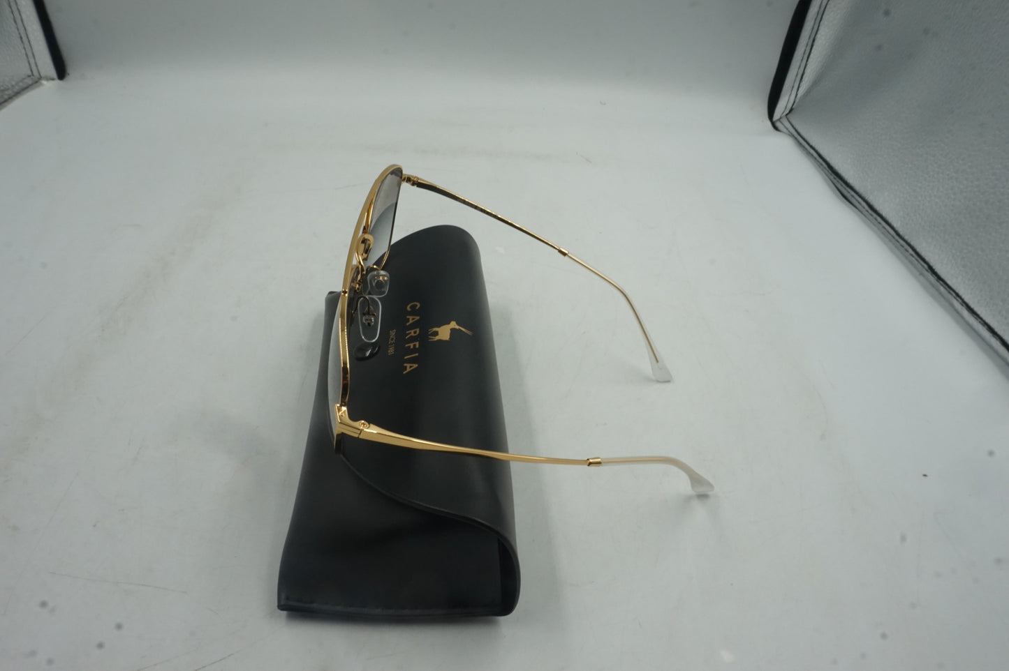 Carfia jim halo polarised square sunglasses