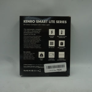 kenro smart lite bi-colour compact led video light