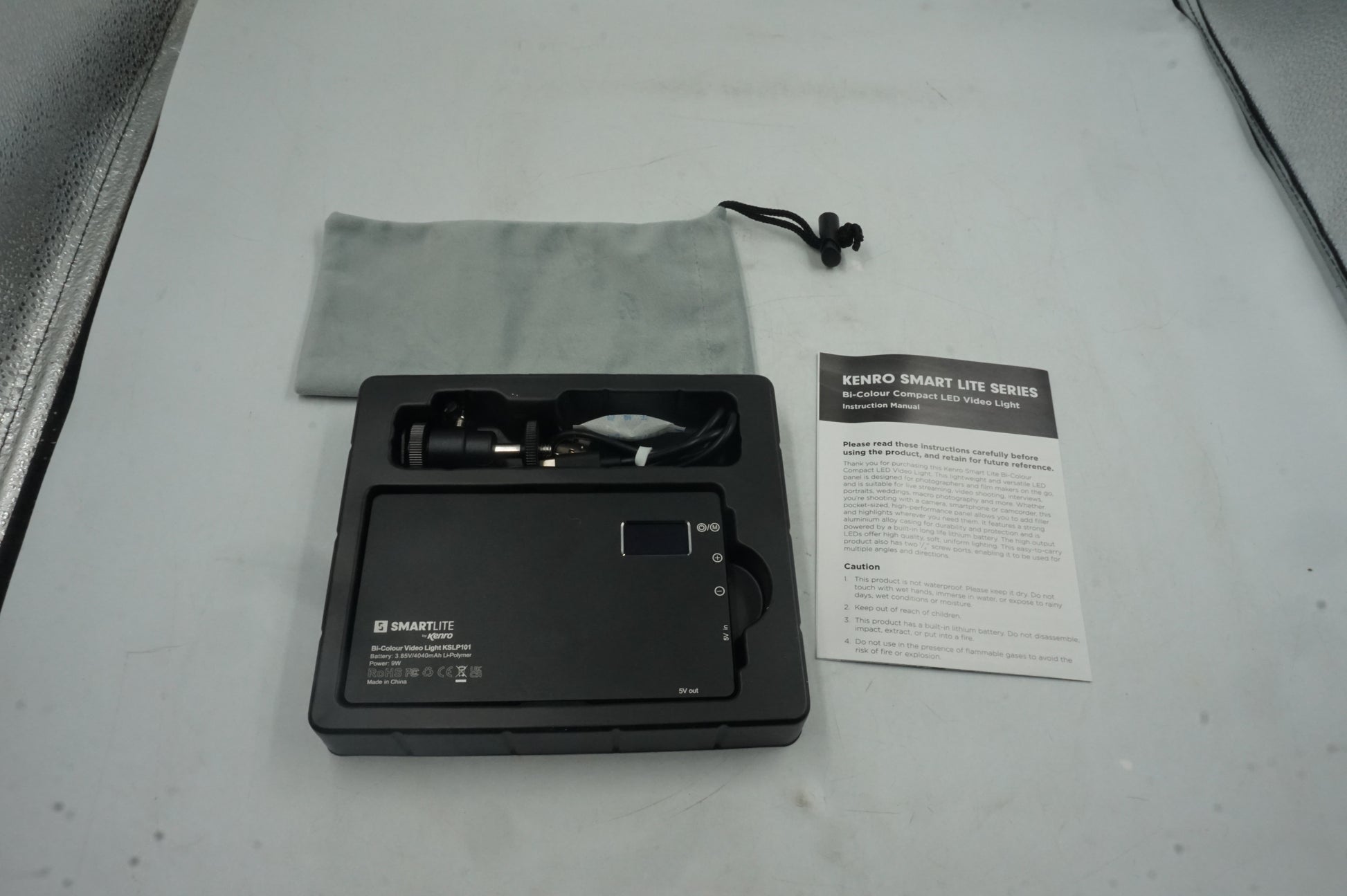 kenro smart lite bi-colour compact led video light