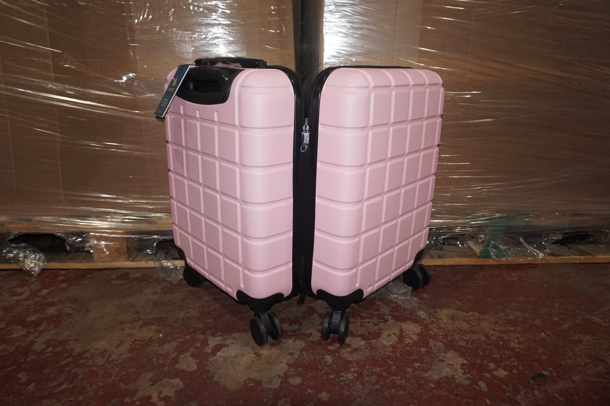 AVIO Atlas cabin suitcase 52X35X20CM soft pink