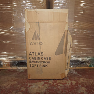 AVIO Atlas cabin suitcase 52X35X20CM soft pink