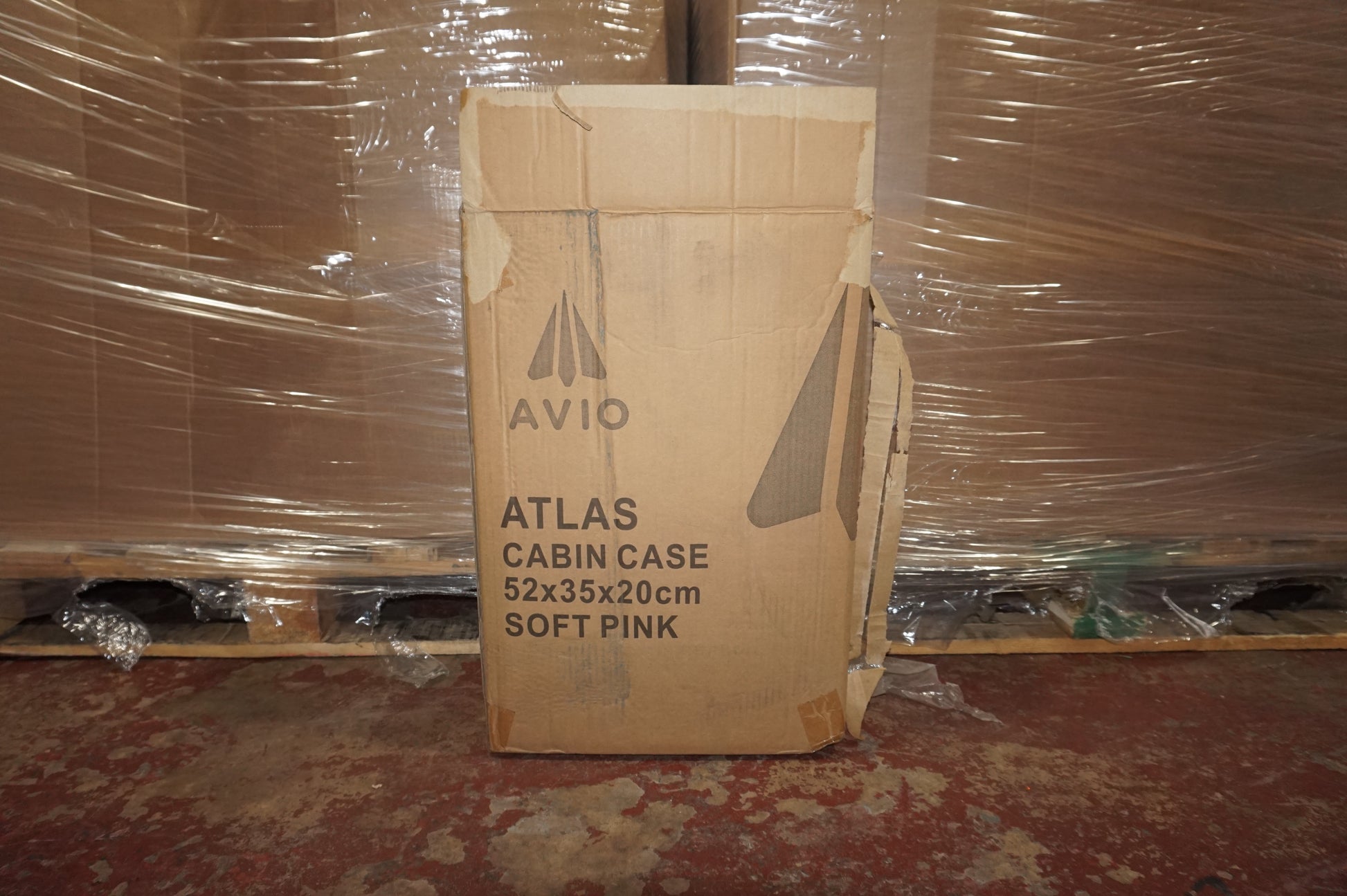 AVIO Atlas cabin suitcase 52X35X20CM soft pink