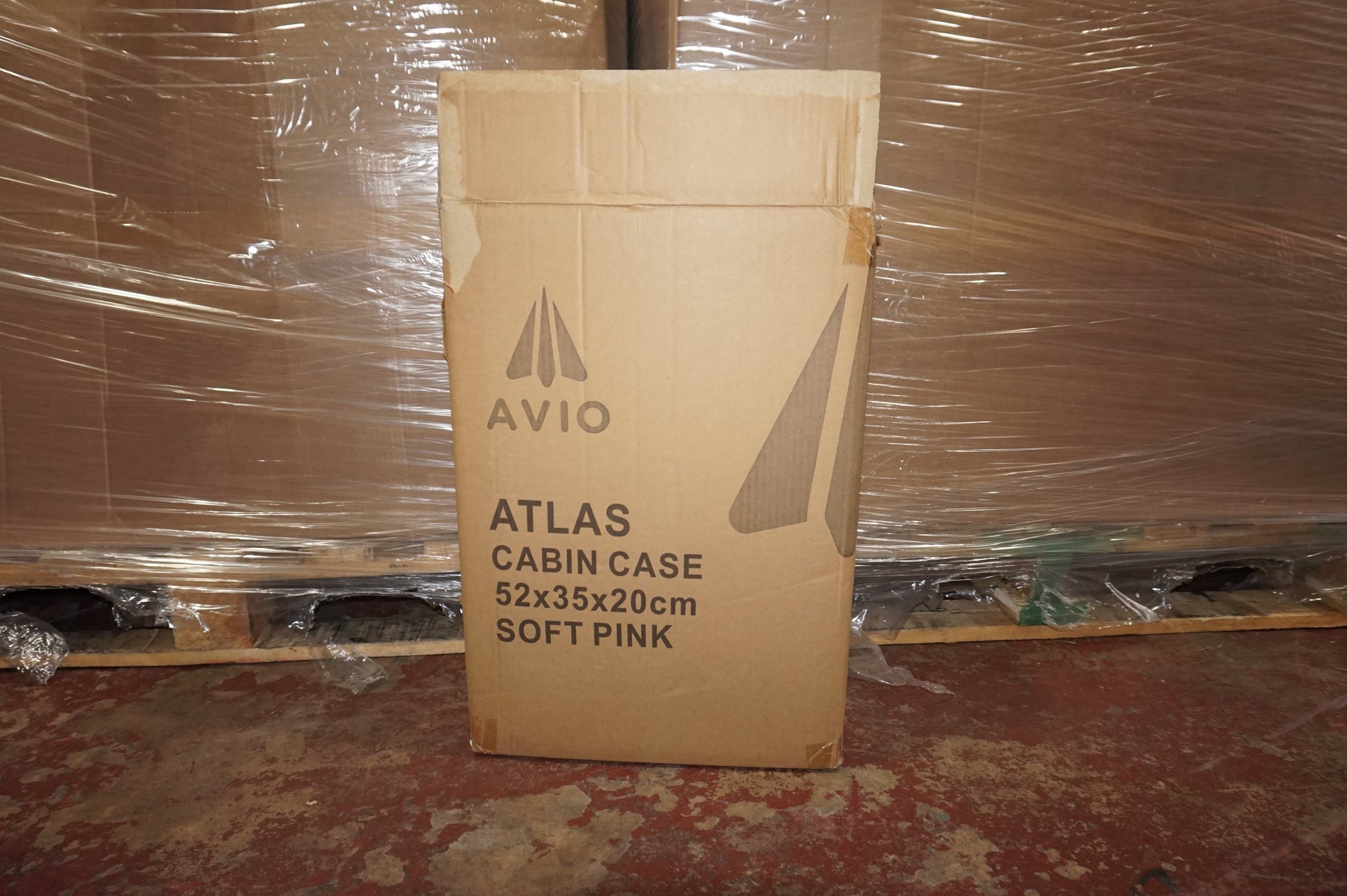 AVIO Atlas cabin suitcase 52X35X20CM soft pink