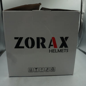 zorax full face motorbike helmet gloss black ZOR-819 model ST-22 size M