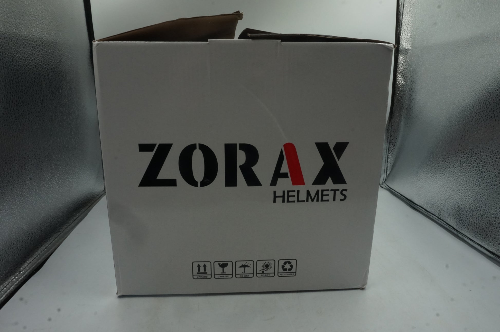 zorax full face motorbike helmet gloss black ZOR-819 model ST-22 size M