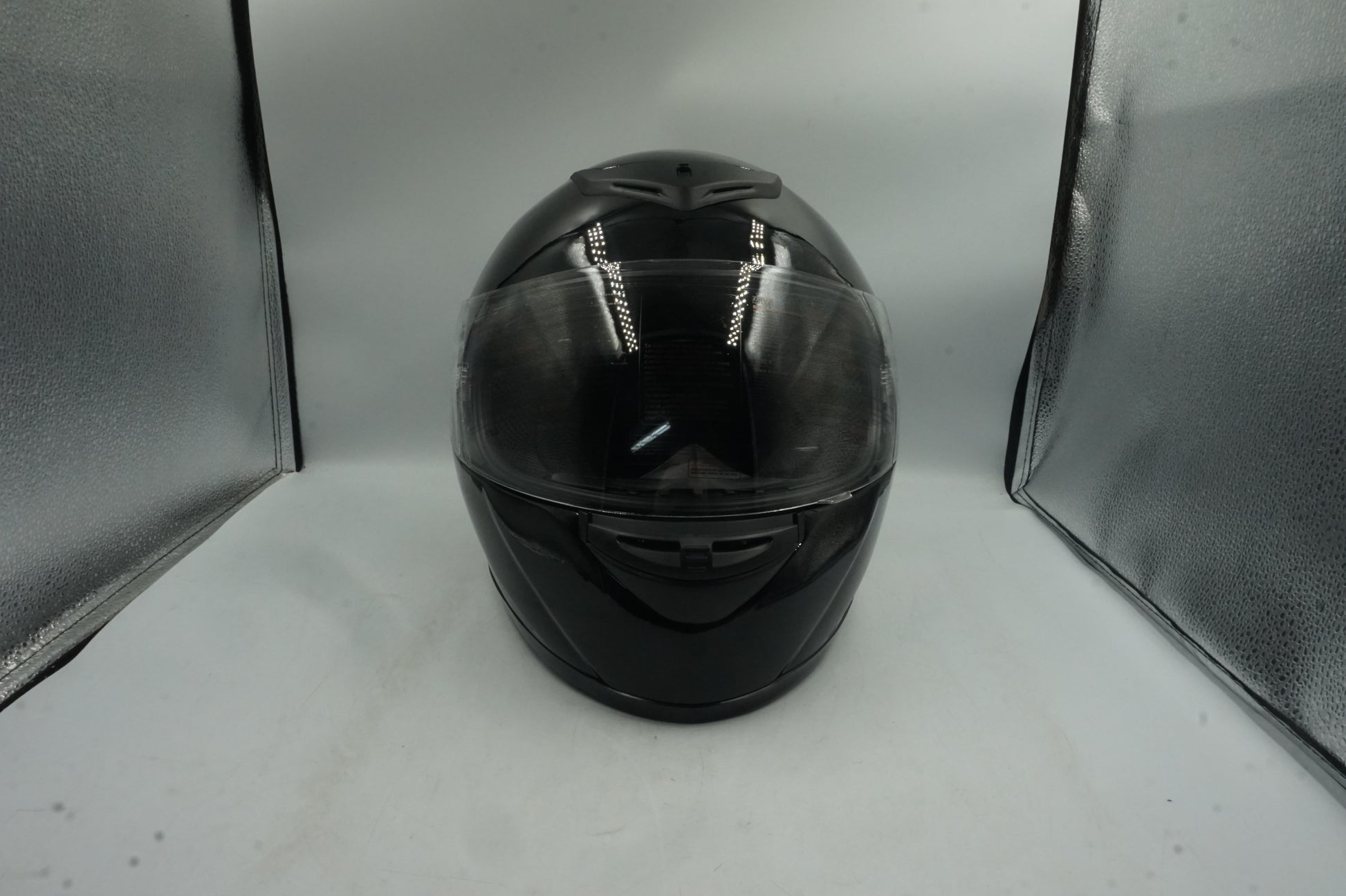 zorax full face motorbike helmet gloss black ZOR-819 model ST-22 size M