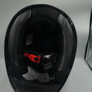 zorax full face motorbike helmet gloss black ZOR-819 model ST-22 size M