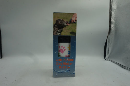 Long Paws Lick and Flow dog water bottle