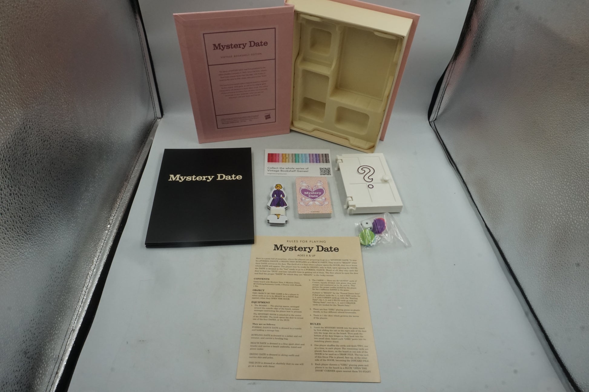 Winning solutions: Mystery date game vintage bookshelf edition