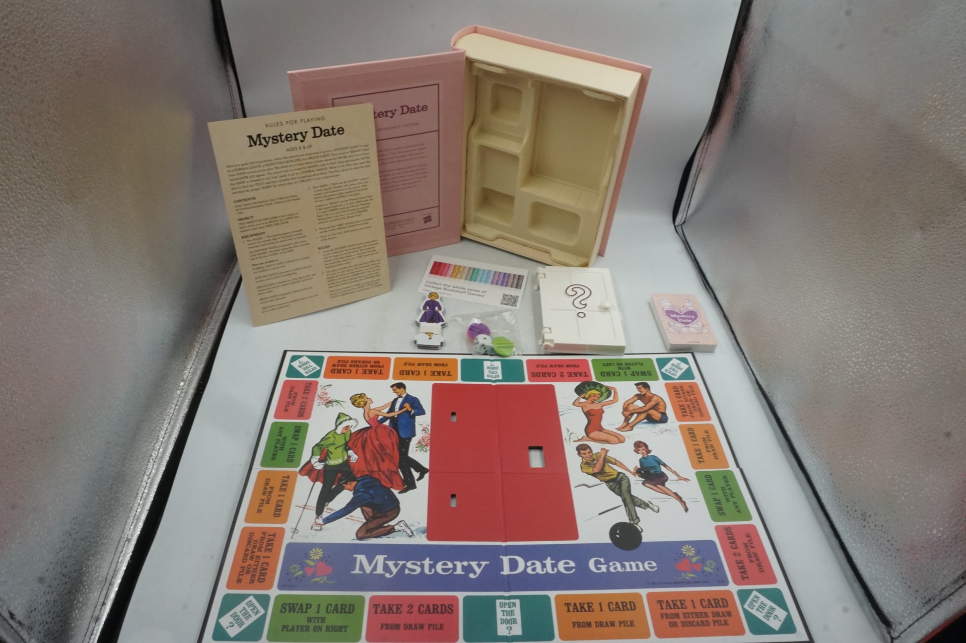 Winning solutions: Mystery date game vintage bookshelf edition