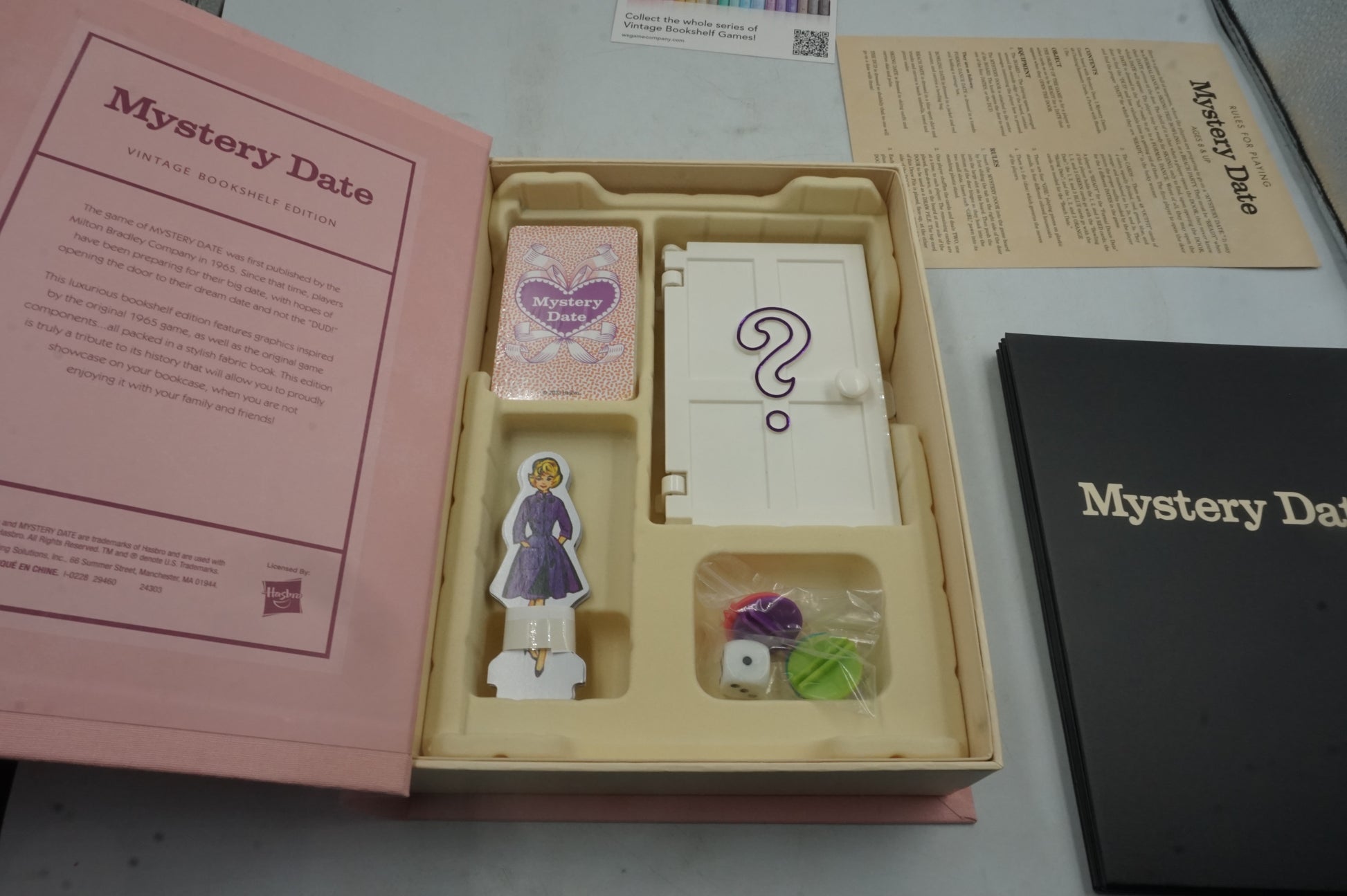 Winning solutions: Mystery date game vintage bookshelf edition