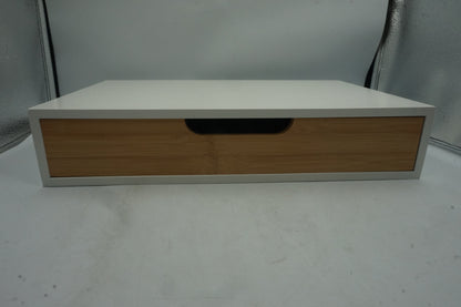 SoBuy FRG92-WN wall mounted floating shelf with drawer