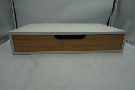 SoBuy FRG92-WN wall mounted floating shelf with drawer